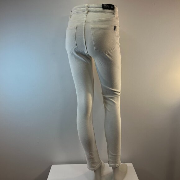 Buffalo David Bitton Women's High Rise White Ivy Skinny Ankle Jeans - Size 26 - Picture 5 of 6